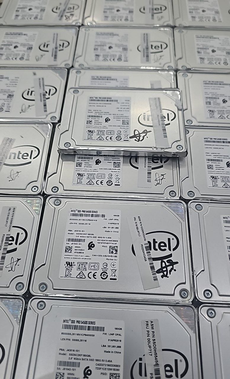 ssd 180G  intel سلامت 90+