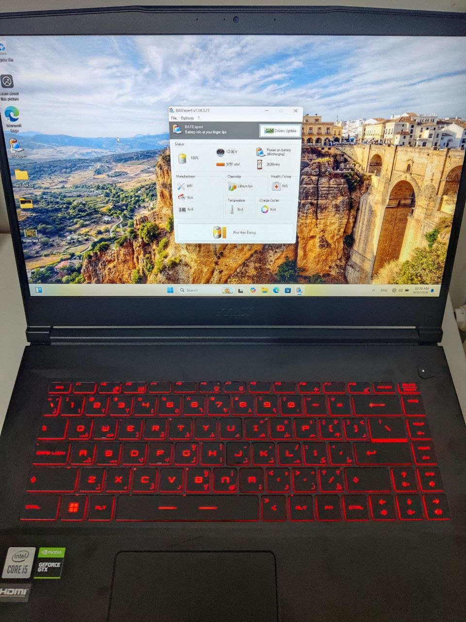 لپ تاپ گیمینگ msi gf63